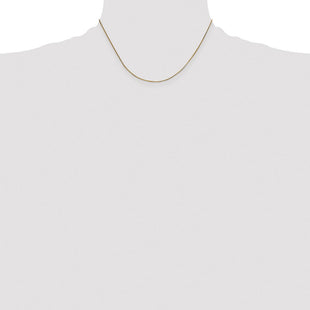 14K . Octagonal Snake with Lobster Clasp Chain (Style OSA060-16)