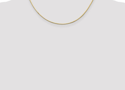 14K . Octagonal Snake with Lobster Clasp Chain (Style OSA150-16)