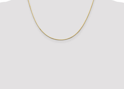14K . Octagonal Snake with Lobster Clasp Chain (Style OSA150-18)