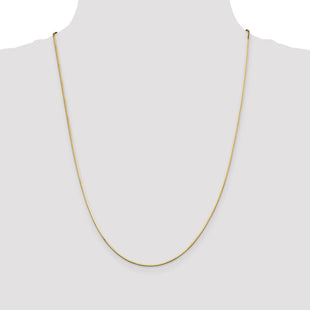 14K . Octagonal Snake with Lobster Clasp Chain (Style OSA150-24)