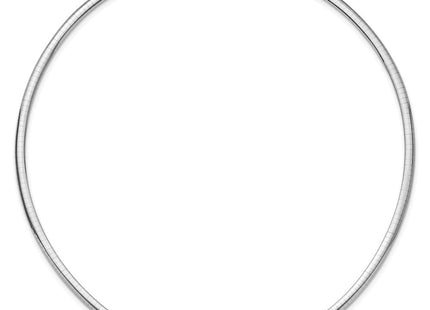 14K white gold necklace, alternate view