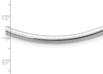 14K white gold necklace, further view