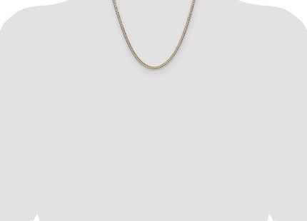 14k Yellow & Rhodium Chains Style PCB100 - Classique Jewelry Inc.