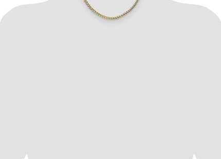 14k Yellow & Rhodium Chains Style PCB120 - Classique Jewelry Inc.