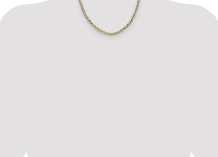 14k Lightweight Pav Flat Cuban Chain (Style PCB120-18)