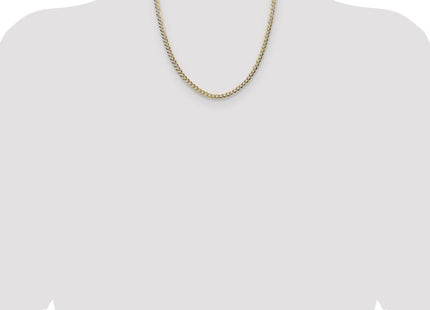 14k Lightweight Pav Flat Cuban Chain (Style PCB120-20)