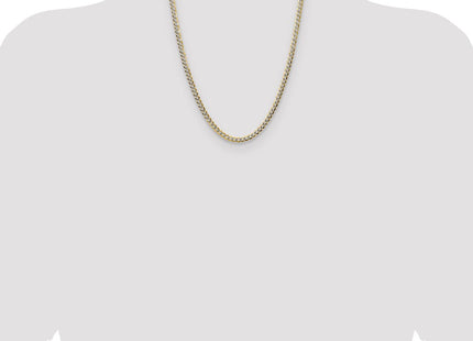14k Lightweight Pav Flat Cuban Chain (Style PCB120-22)