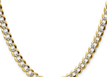 14k Yellow & Rhodium Chains Style PCB150 - Classique Jewelry Inc.