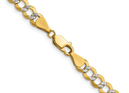 14k Yellow & Rhodium Chains Style PCB150 - Classique Jewelry Inc.