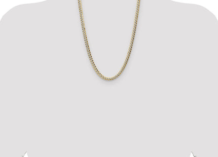 14k Lightweight Pav Flat Cuban Chain (Style PCB150-24)