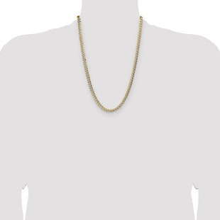 14k Lightweight Pav Flat Cuban Chain (Style PCB150-24)