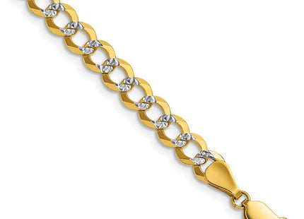 14k Yellow & Rhodium Chains Style PCB150 - Classique Jewelry Inc.