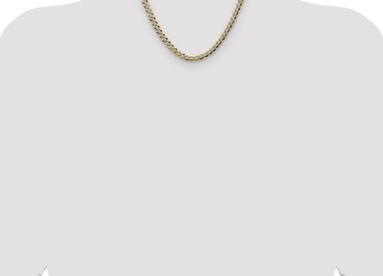 14k Yellow & Rhodium Chains Style PCB180 - Classique Jewelry Inc.
