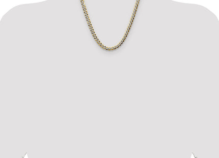 14k Yellow & Rhodium Chains Style PCB180 - Classique Jewelry Inc.