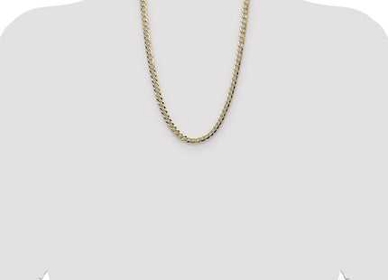 14k Yellow & Rhodium Chains Style PCB180 - Classique Jewelry Inc.