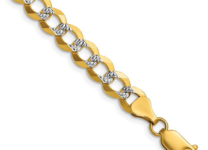 14k Yellow & Rhodium Chains Style PCB180 - Classique Jewelry Inc.