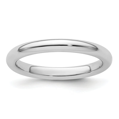 Platinum Comfort Fit Wedding Band