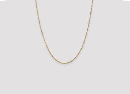 14K Singapore with Lobster Clasp Chain (Style PEN10-24)