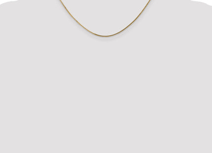 14K . Curb with Spring Ring Clasp Pendant Chain
