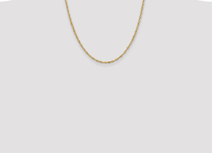 14K Singapore with Lobster Clasp Chain (Style PEN11-20)