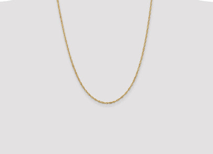 14K Singapore with Lobster Clasp Chain (Style PEN11-24)