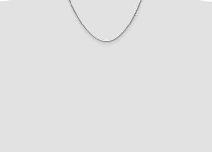 14K White Gold Spiga with Lobster Clasp Chain (Style PEN121-18)