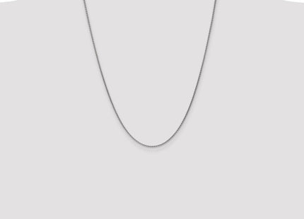 14K White Gold Spiga with Lobster Clasp Chain (Style PEN121-24)