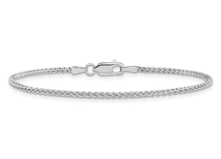 14K white gold bracelet, another view