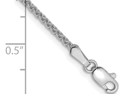 14K white gold bracelet, alternate view