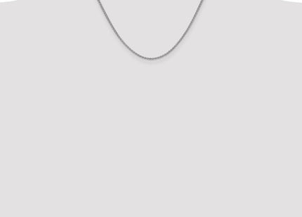 14K White Gold Spiga with Lobster Clasp Chain (Style PEN122-18)