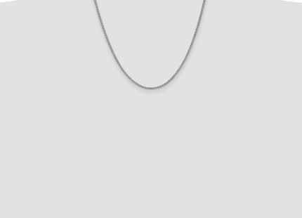 14K White Gold Spiga with Lobster Clasp Chain (Style PEN122-20)