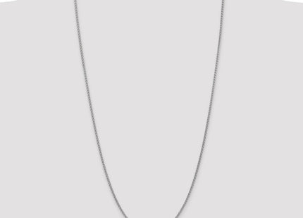 14K White Gold Spiga with Lobster Clasp Chain (Style PEN122-30)