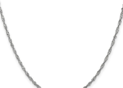 14k White Gold Chains Style PEN124 - Classique Jewelry Inc.