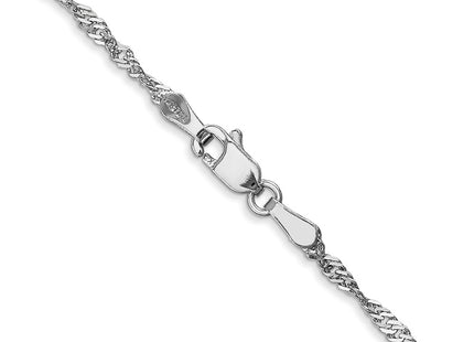 14k White Gold Chains Style PEN124 - Classique Jewelry Inc.