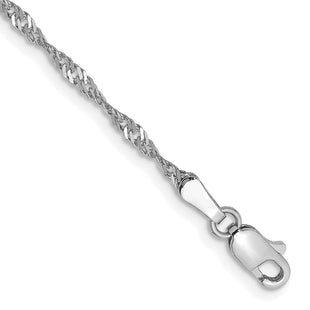14k White Gold Jewelry Style PEN124 - Classique Jewelry Inc.