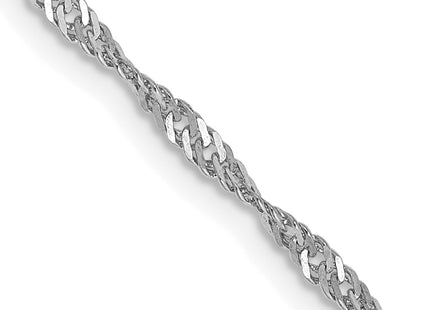 14k White Gold Chains Style PEN124 - Classique Jewelry Inc.