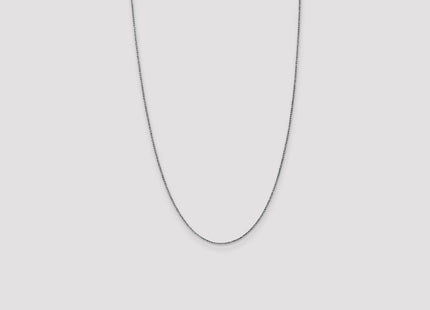 14K White Gold . Diamond-cut Spiga with Lobster Clasp Chain (Style PEN127-26)