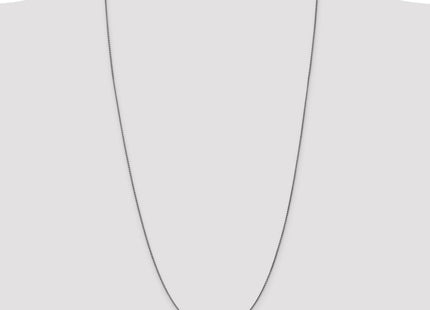 14K White Gold . Diamond-cut Spiga with Lobster Clasp Chain (Style PEN127-30)