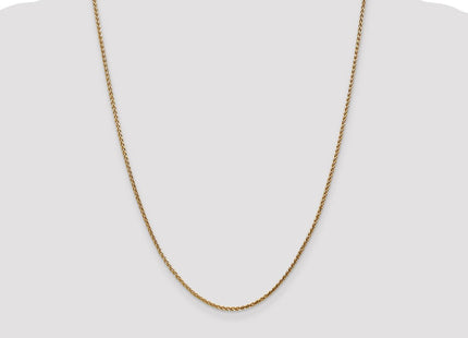 14K Diamond-cut Spiga with Lobster Clasp Chain (Style PEN131-24)