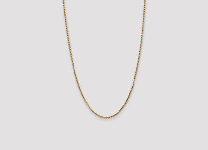 14K Diamond-cut Spiga with Lobster Clasp Chain (Style PEN131-26)