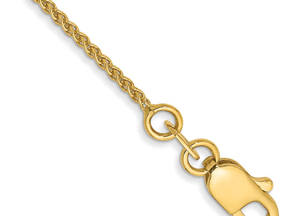 14K Spiga with Lobster Clasp Bracelet, 6 x 1.05mm