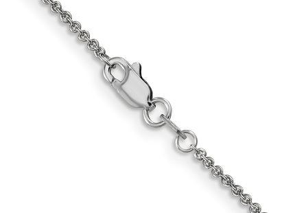 14k White Gold Chains Style PEN137 - Classique Jewelry Inc.
