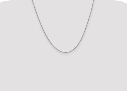 14K white gold anklet