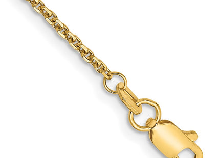 14K gold anklet