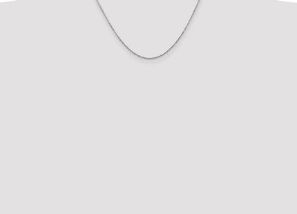 14K white gold anklet