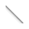 14K White Gold . Diamond-cut Spiga with Lobster Clasp Chain