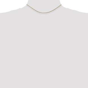 14K Diamond-cut Spiga with Lobster Clasp Chain (Style PEN157-14)