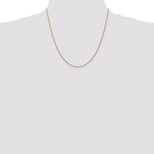14K Diamond-cut Spiga with Lobster Clasp Chain (Style PEN157-20)