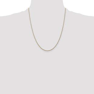 14K Diamond-cut Spiga with Lobster Clasp Chain (Style PEN157-22)