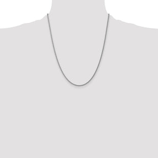 14k WG Spiga with Spring Ring Clasp Chain (Style PEN159-22)